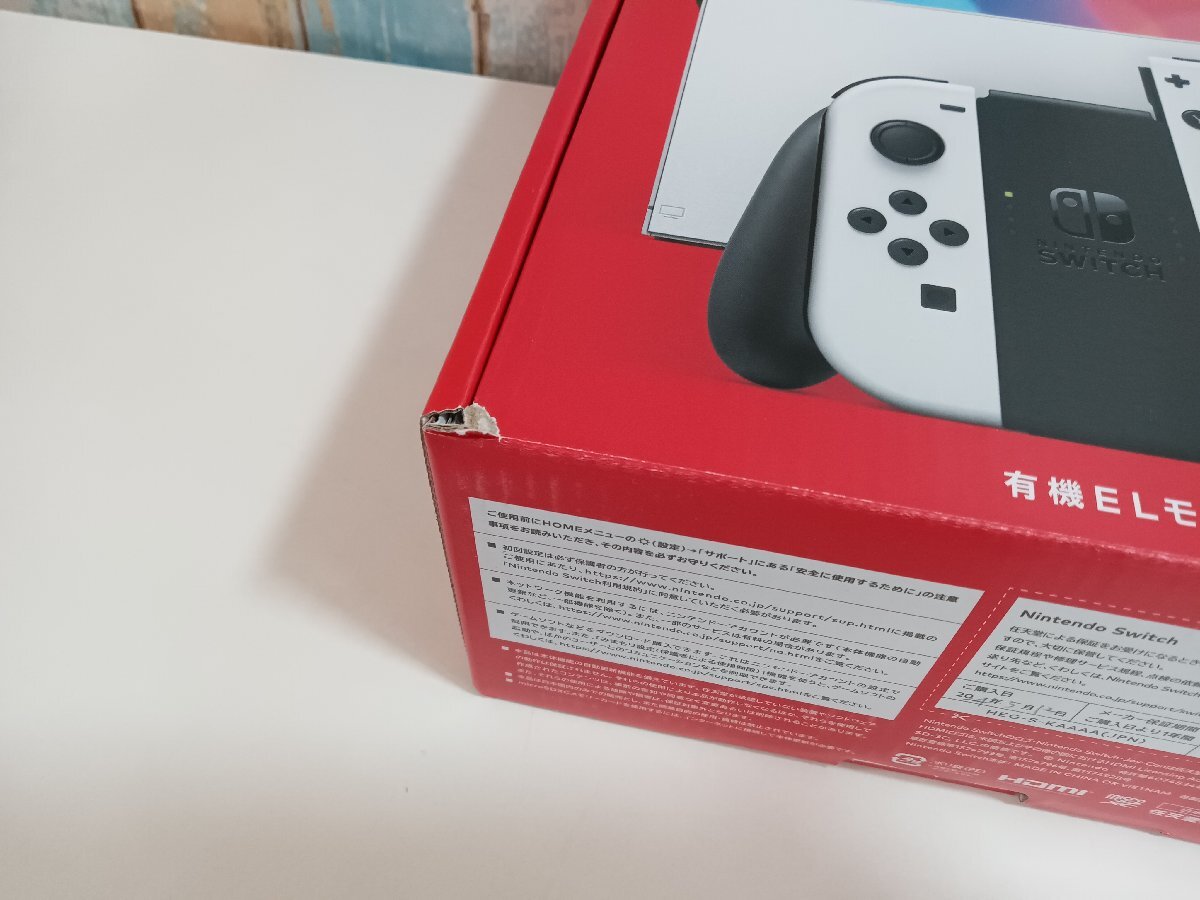 Nintendo Switch ニンテンドースイッチ 本体 有機ELモデル Joy-Con(L)/(R) ホワイト HEG-S-KAAAA 未使用品 ⑨_画像7