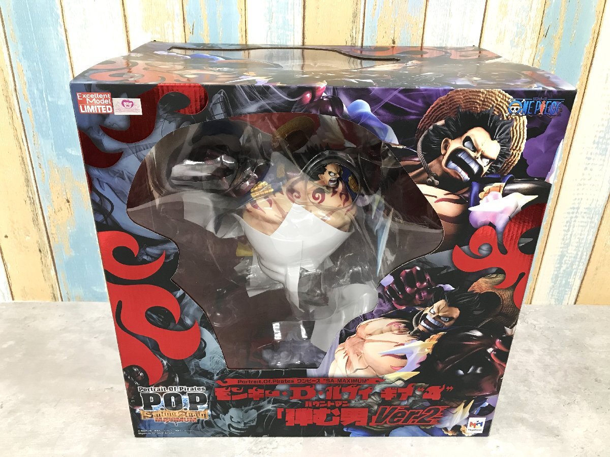 Portrait.Of.Pirates ワンピース “SA-MAXIMUM” モンキー・D・ルフィ ギア“4” 「弾む男」Ver.2 ONEPIECE フィギュア 未開封品_画像1