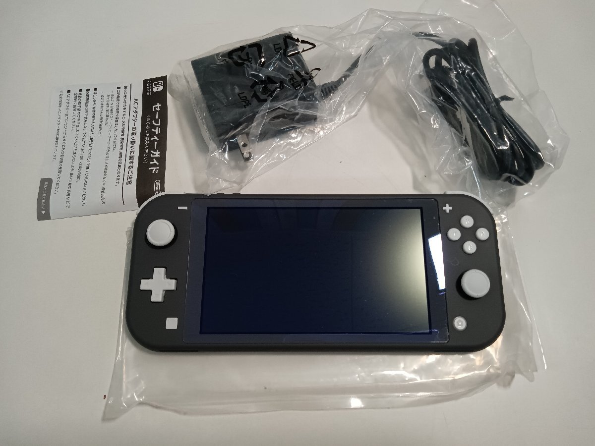 Nintendo Switch Lite ニンテンドースイッチライト本体 グレー HDH-S-GAZAA 動作確認済 ユーズド_画像3