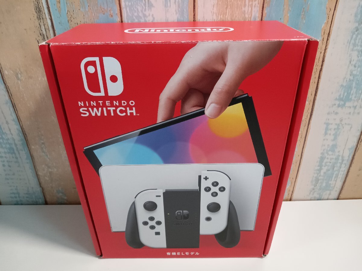 Nintendo Switch ニンテンドースイッチ 本体 有機ELモデル Joy-Con(L)/(R) ホワイト HEG-S-KAAAA 動作確認済 ユーズド_画像1