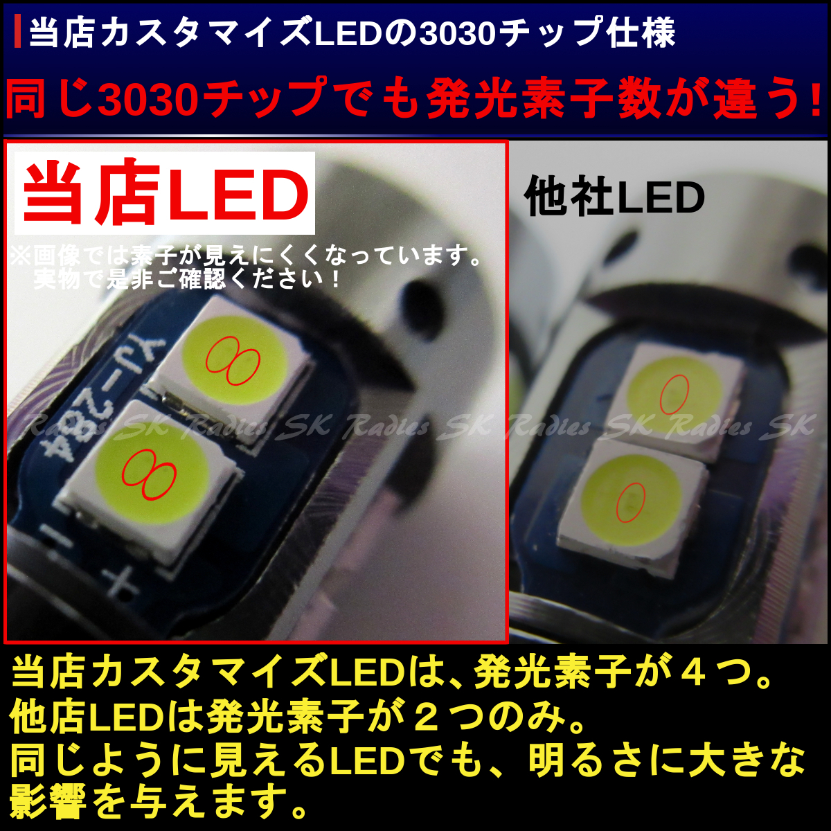 12V 24V T10 T16 LED ２個 ホワイト キャンセラー内蔵 爆光 バックランプ ウェッジ球 爆光 1200lm 無極性 最新 人気商品_画像5