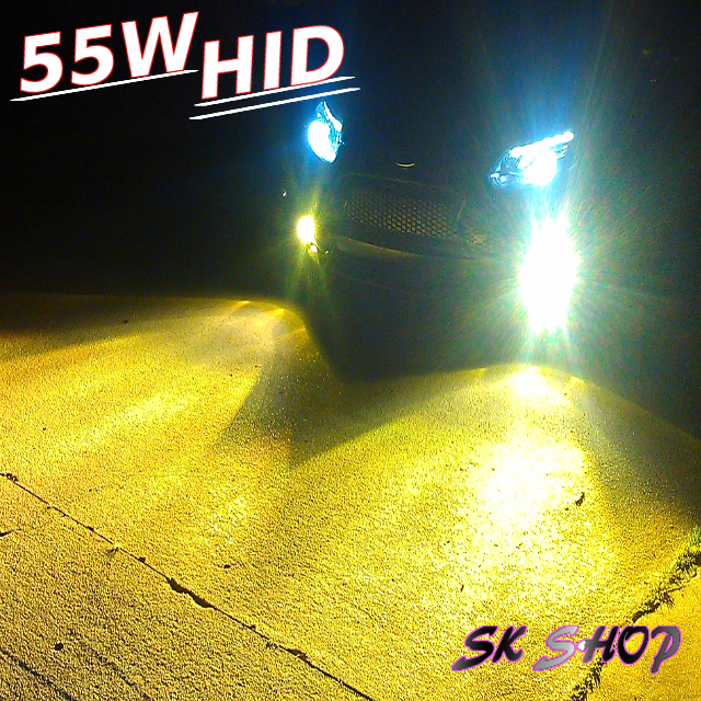 HIDキット HB4 3000k イエローゴールド リレー付き 12V 55W バラスト 明るさUP LEDよりHIDの力強い明るさ ヘッドライト フォグランプ 保証_画像6