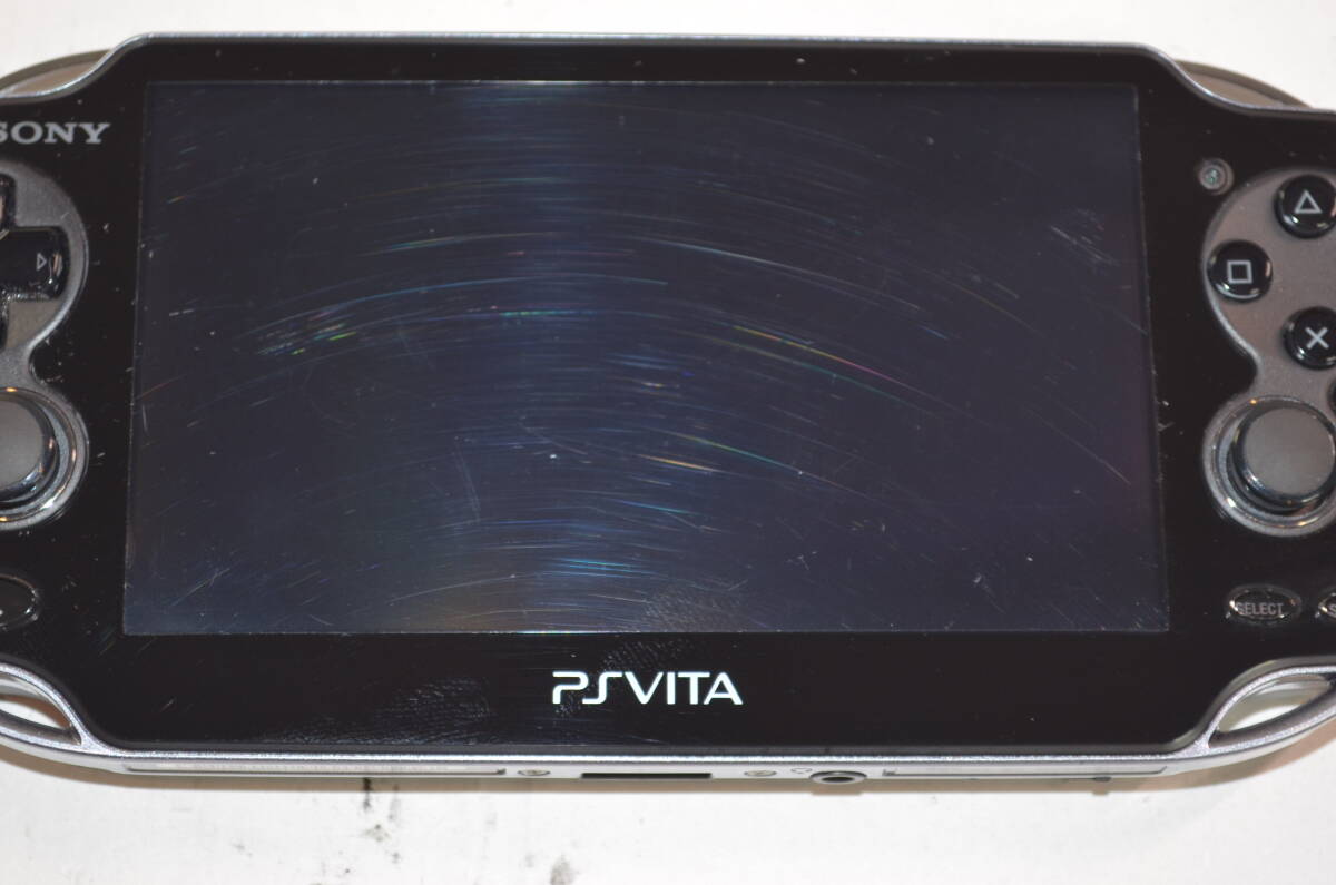 ★保護フィルム貼り付け 動作良好★vita 本体 pch-1100 ブラック★black★PlayStation vita ヴィータ ビータ★_画像6