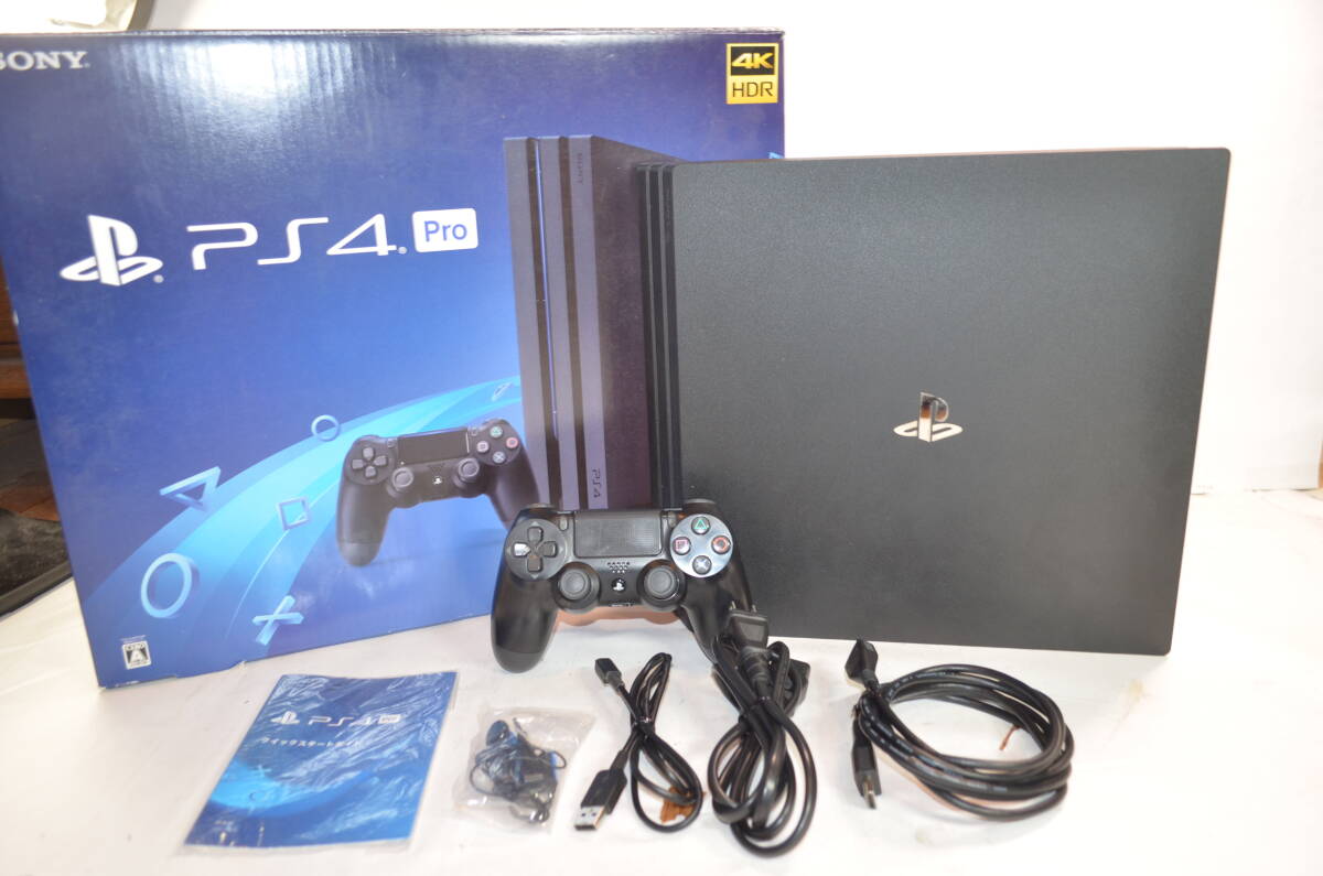 ★動作良好★PS4 pro 本体 CUH-7100b 1TB ジェットブラック★jet black★プレステ４ PlayStation4★の画像1