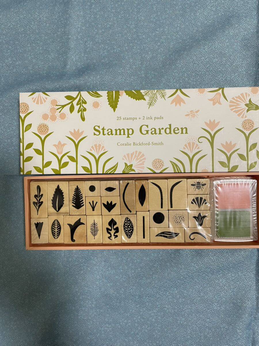 Stamp garden set スタンプ　セット　英国　ロンドン_画像1