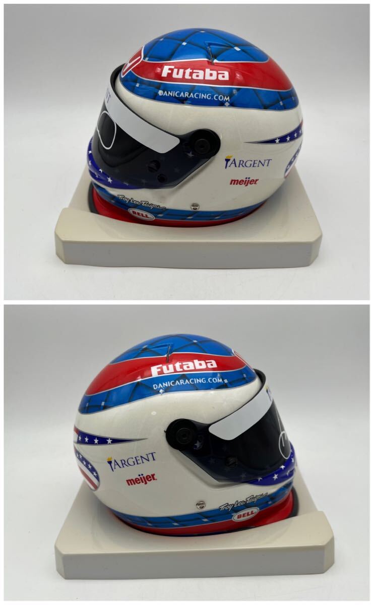 ダニカ・パトリック サイン入り BELL Racing 1/2 ヘルメット F1 グッズ コレクション 箱付_画像4