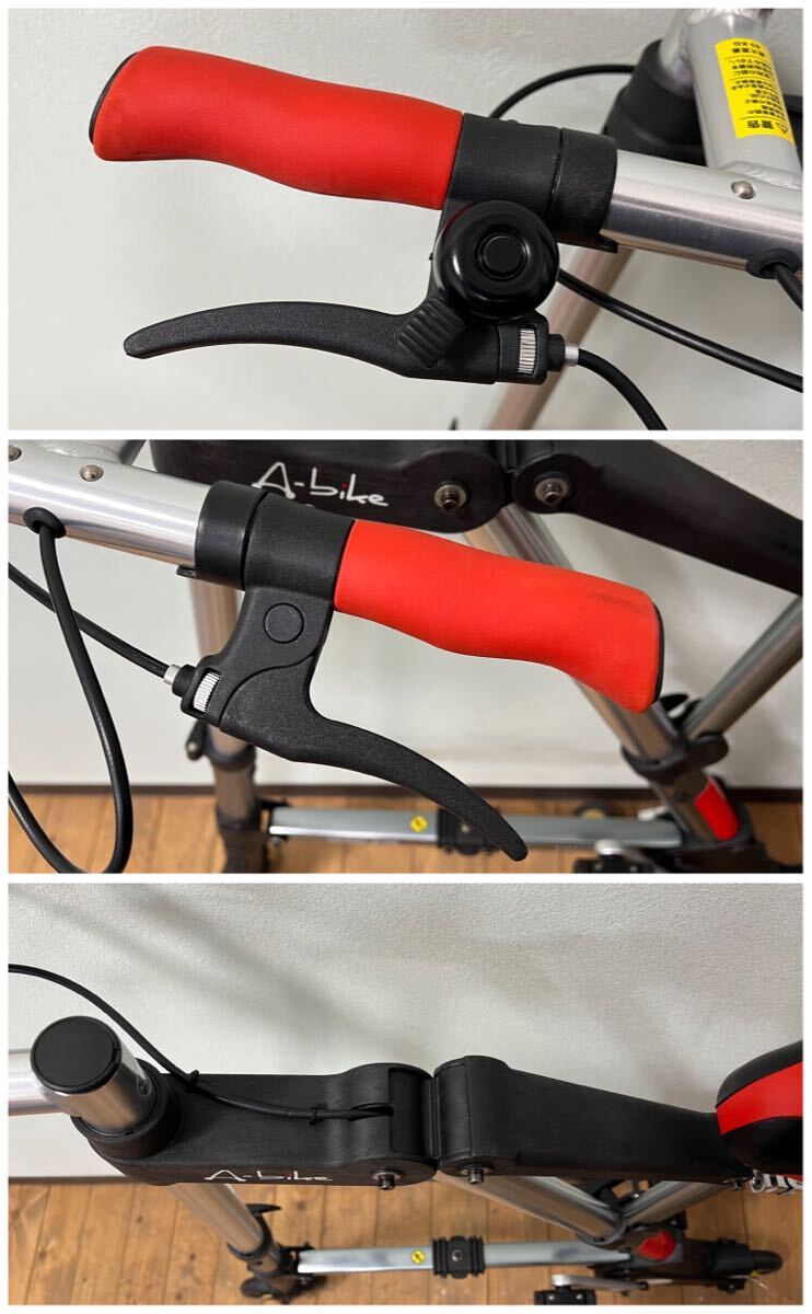 SINCLAIR RESEARCH A-bike エーバイク DZB01 折りたたみ 自転車 エアポンプ ソフトケース付 _画像2