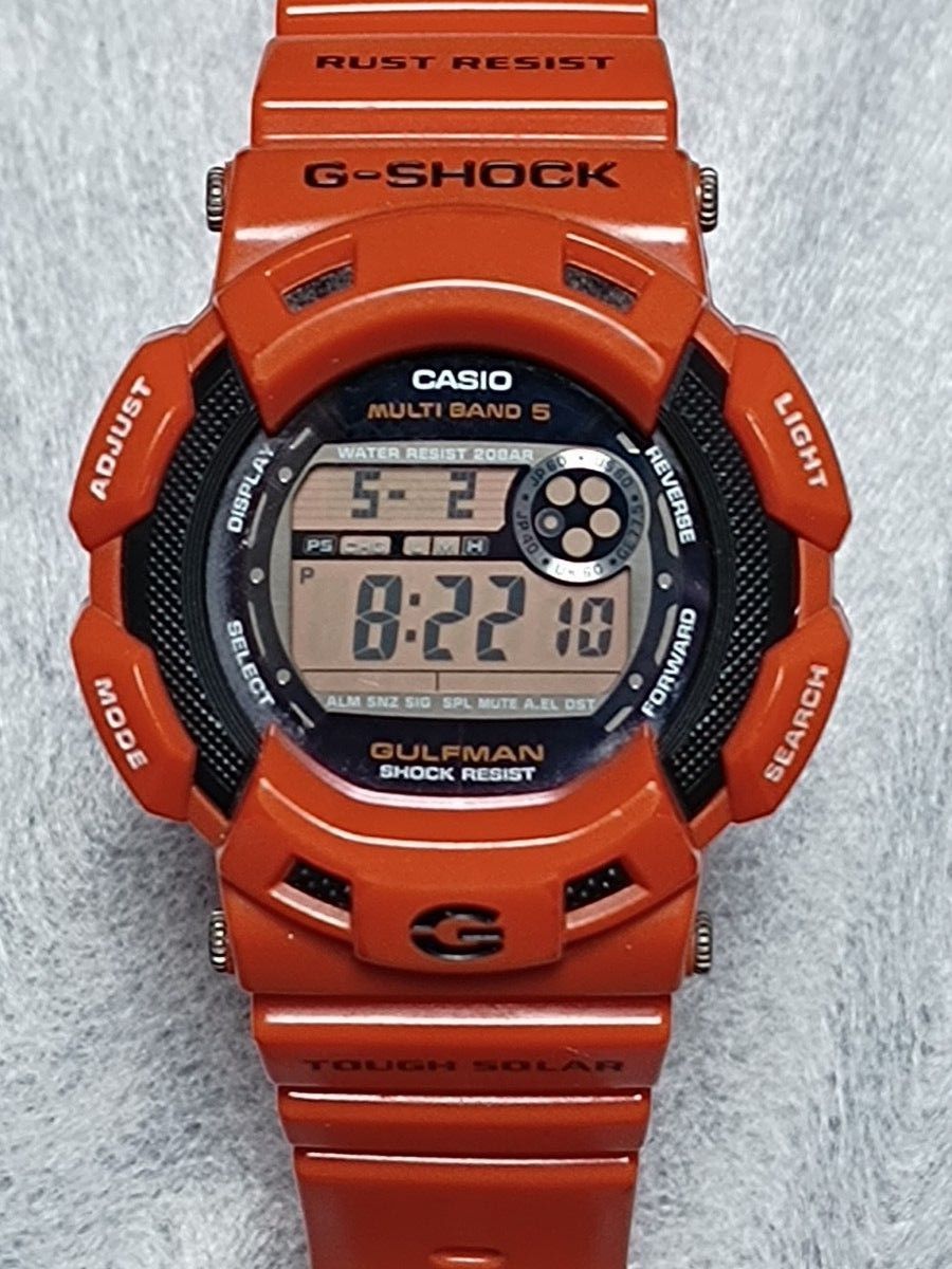 カシオ CASIO G-SHOCK GULFMAN GW-9100R  電波ソーラー メンインレスキュー