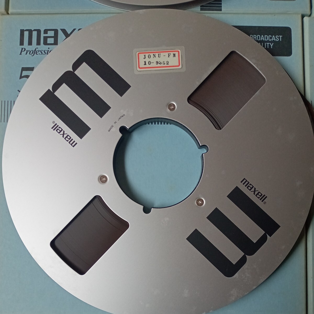 Maxell/マクセルメタルリール10号オープンリールテープMaxellXLI50-120B BQ9本 XLI120B PRO１本トータル10本全テープ付録音済みテープ。 の画像6