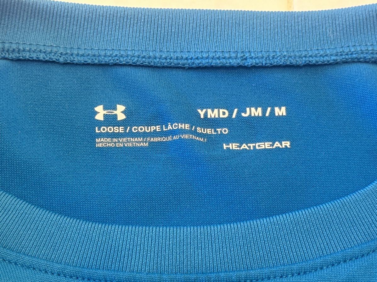 【即決】アンダーアーマー YMD 140cm UNDER ARMOUR Tシャツ 半袖 半袖Tシャツ ブルー_画像3