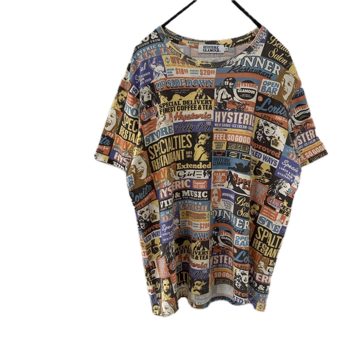 ヒステリックグラマー総柄Tシャツ HYSTERIC GLAMOUR ヒステリックグラマー tシャツ 総柄|Yahoo