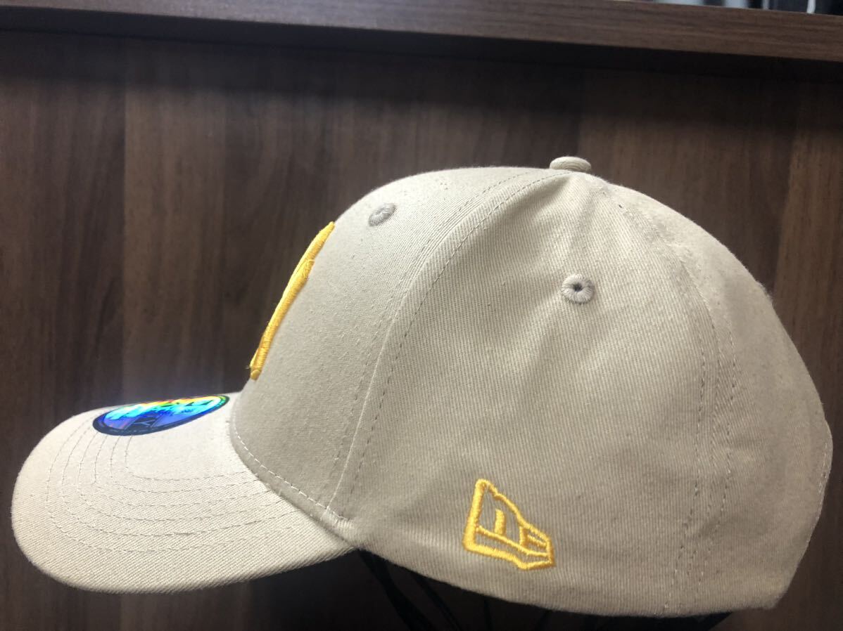 ニューエラ キャップ ニューヨークヤンキース NY New Era Cap ベージュ　Beige フリーサイズ_画像3