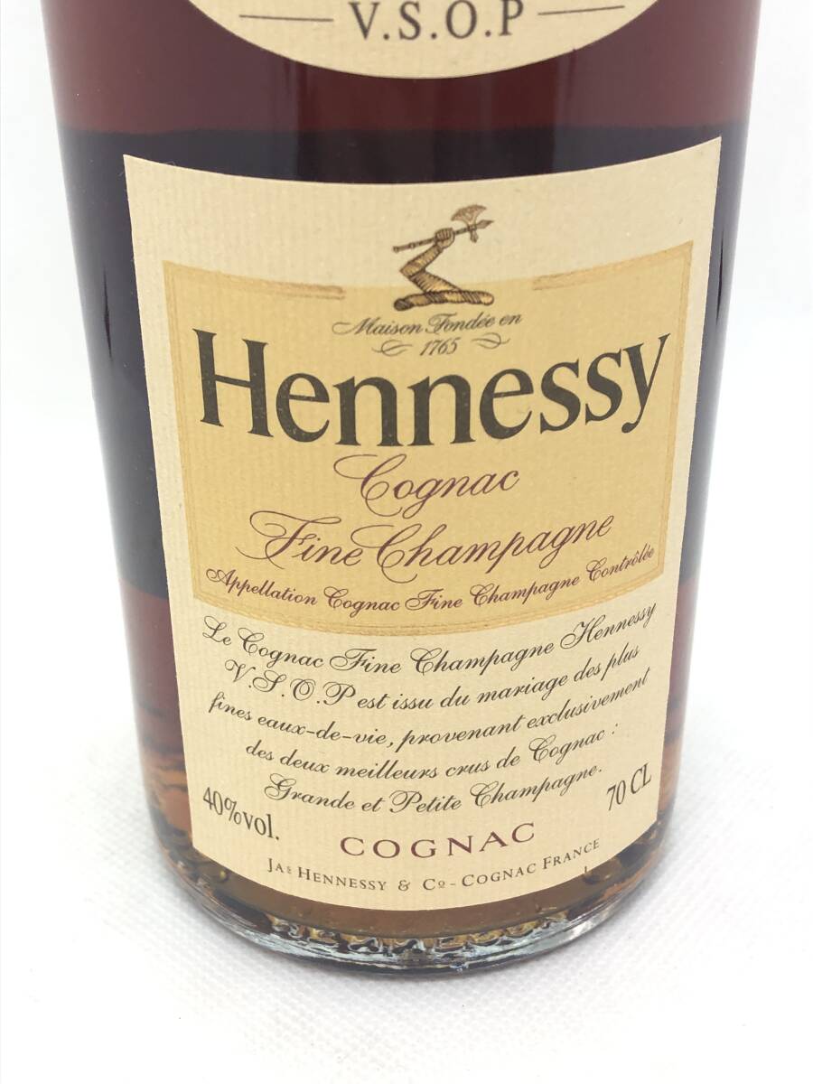 【未開栓】Hennessy ヘネシー VSOP ファインシャンパーニュ スリムボトル ブランデー 700ml 40%の画像4