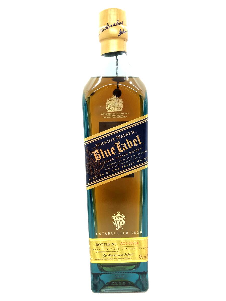 【未開栓】Johnnie Walker ジョニーウォーカー Blue Label ブルーラベル ウイスキー 750ml 40% 箱付きの画像2