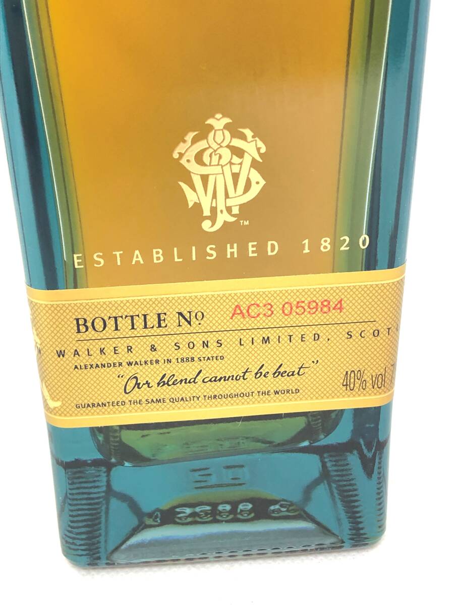 【未開栓】Johnnie Walker ジョニーウォーカー Blue Label ブルーラベル ウイスキー 750ml 40% 箱付きの画像6