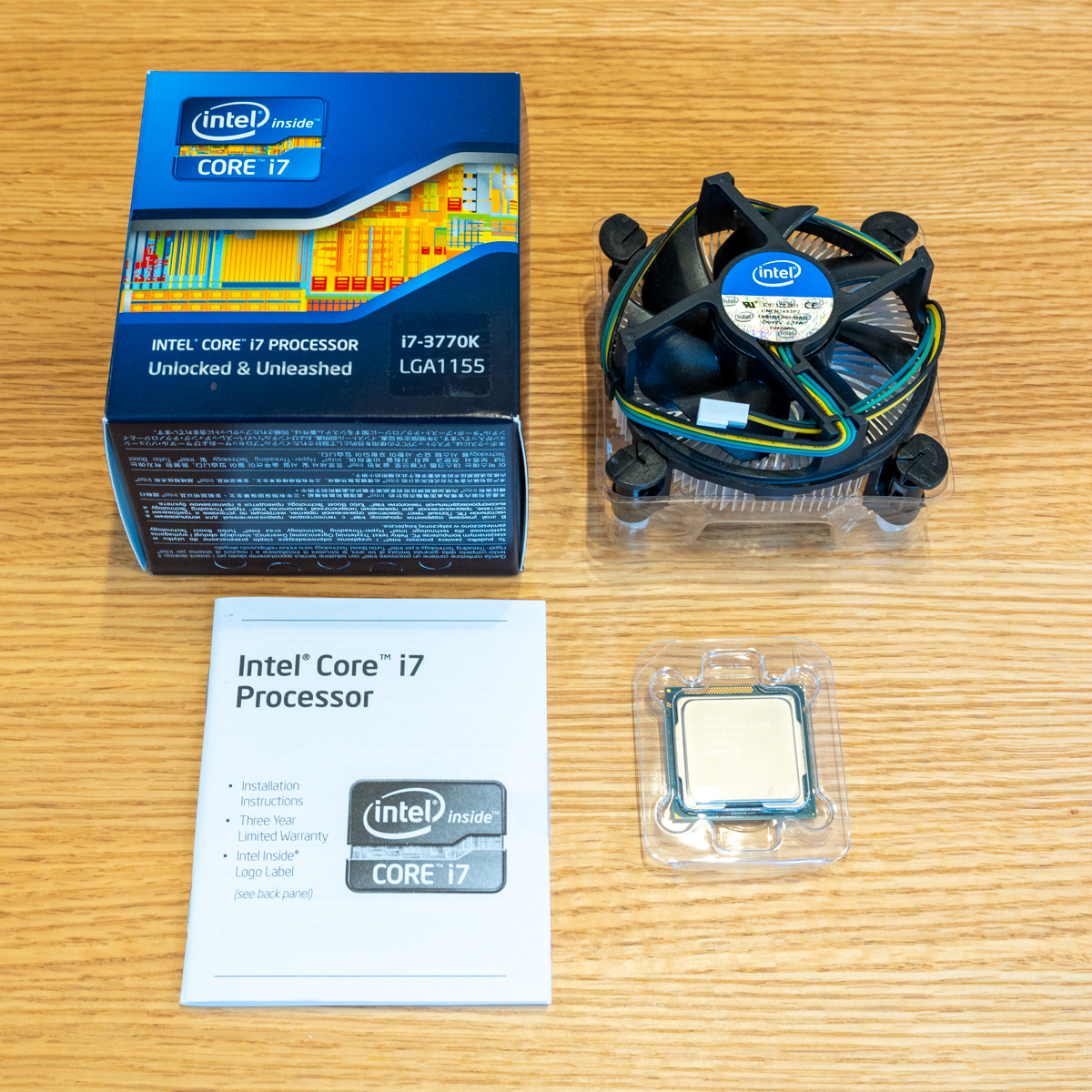 CPU Intel Core i7 3770K 3.5GHz 動作確認済み_画像1