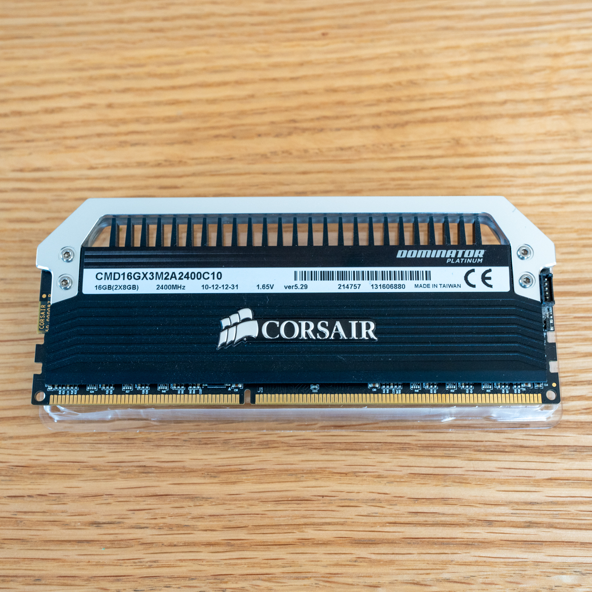 DDR3メモリ 8GB(4GB2枚組) Corsair DOMINATOR PLATINUM CMD16GX3M2A2400C10 [DDR3-2400 PC3-19200]_画像3