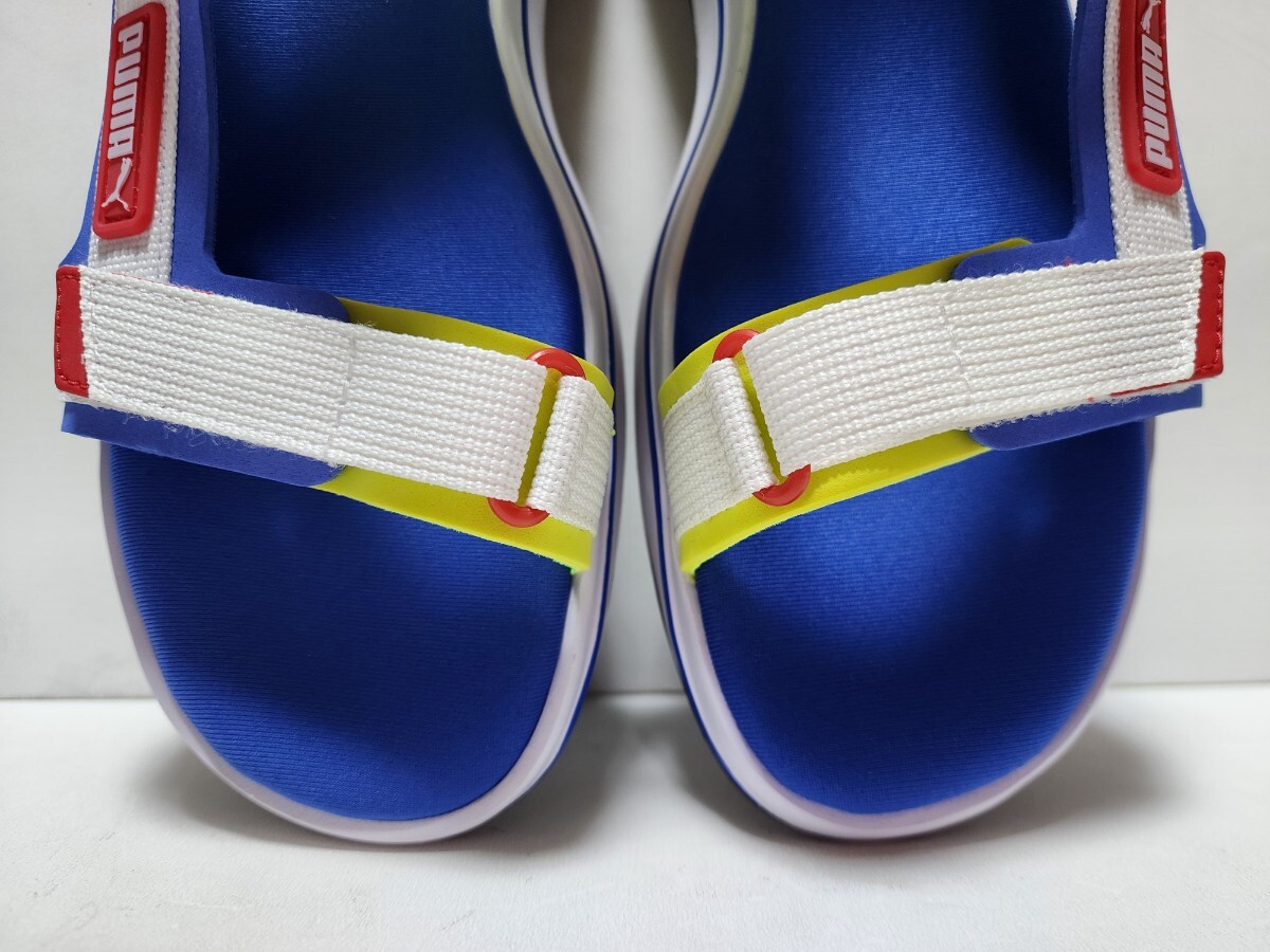 ★◆プーマ◆PUMA◆ラダー サンダル ゲーム オン◆Future Rider Sandal Game-On◆371964-02◆ホワイト×ブルー◆27.0cm◆超美品◆★の画像4