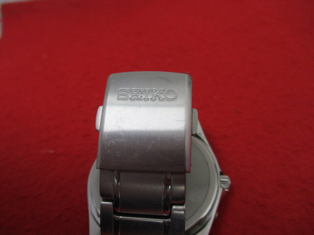 H【1278】 箱付 稼働品 ★ SEIKO ソーラー 7B52-0AK0 腕時計 ★ セイコー スピリット チタニウム 電波 時計 中古品の画像7