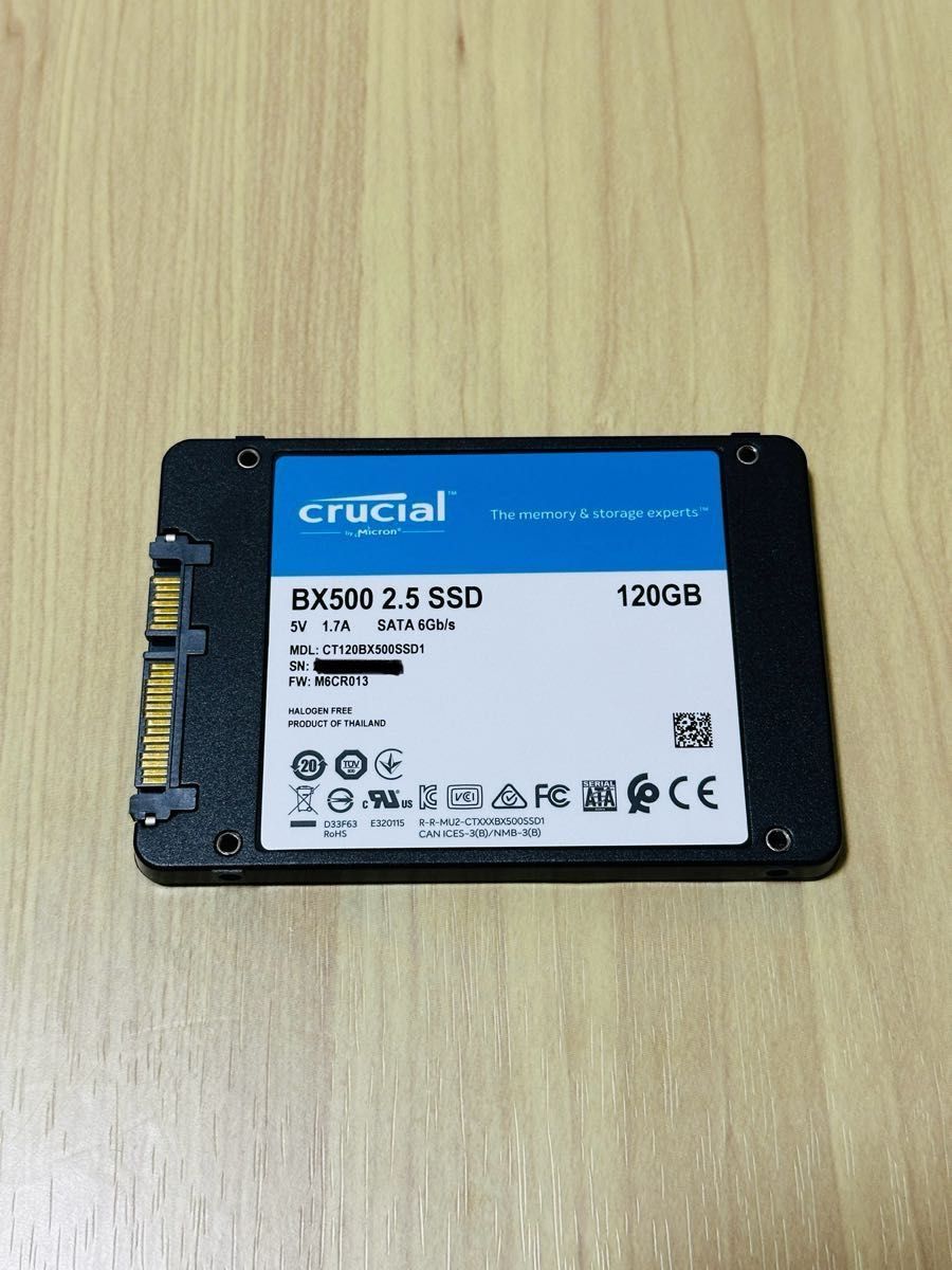 crucial BX500 2.5 SSD 120GB ／ クルーシャル CT120BX500SSD1 ③