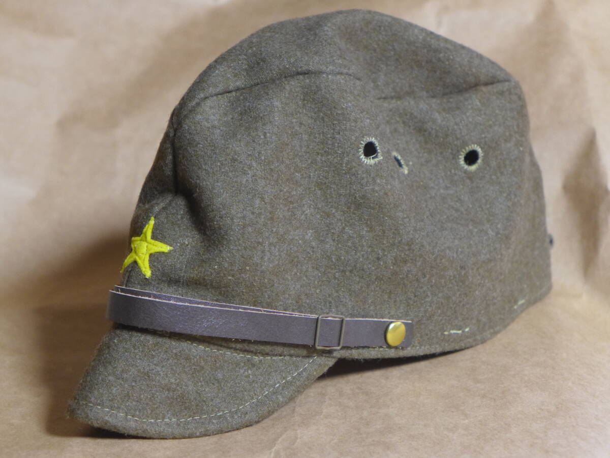 即決　大号５８～６０ｃｍ　日本陸軍　後期略帽(精密複製)　日本軍軍服軍帽_画像1