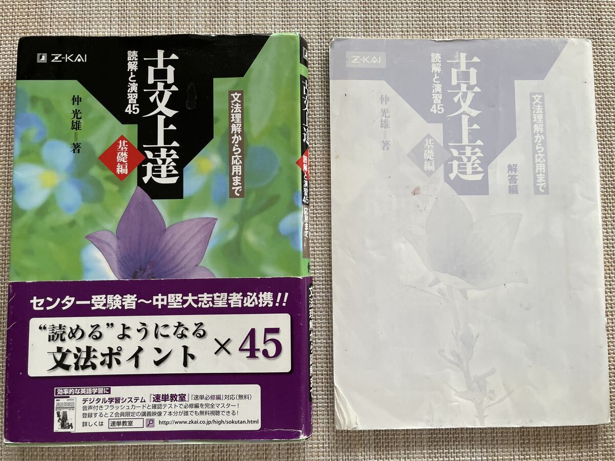 古文上達　基礎編　読解と演習４５ 仲　光雄　著