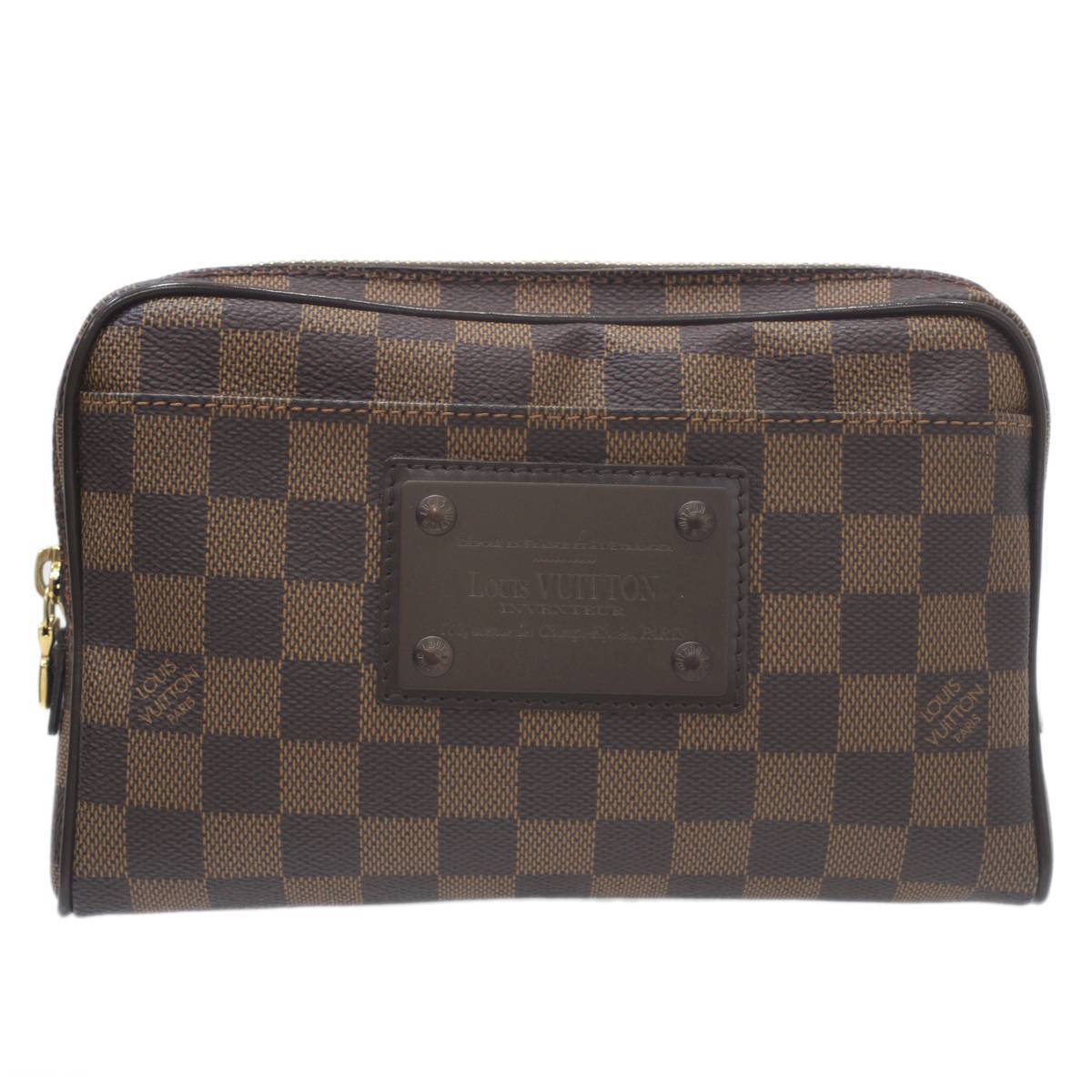 LOUIS VUITTON/ルイヴィトン バム バッグ ブルックリン ウエストバッグ ボディバッグ ダミエ エベヌ N41101 CA0151 FS ABランク_画像2