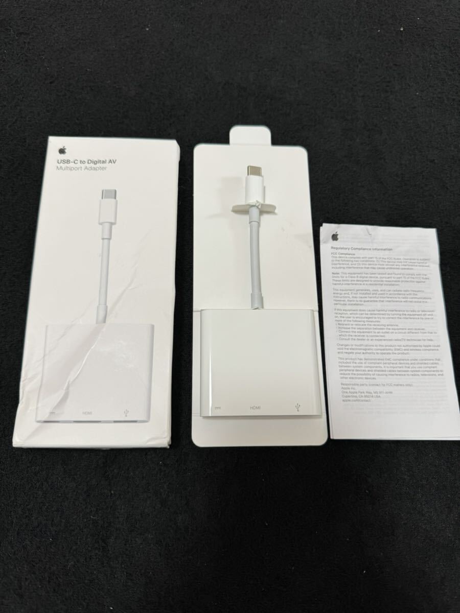 Apple純正　USB-C to Digital AV Multiport MUF82ZA/A 美品_画像1