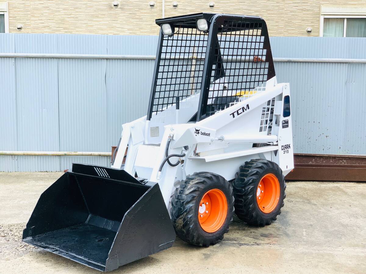 TCM BOBCAT ボブキャット 315 CLARK315 スキッドステアローダー 413時間 4WD ディーゼルエンジン 下取買取可能 千葉県_画像1