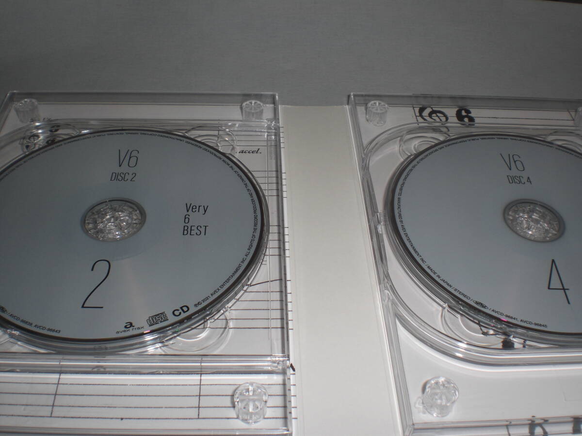 4CD+Blu-ray ジャニーズ V6 初回盤A Very 6 BEST ブックレット有 帯有　CD+Blu-rayは美品 送料はレターパックプラス+520円_画像5