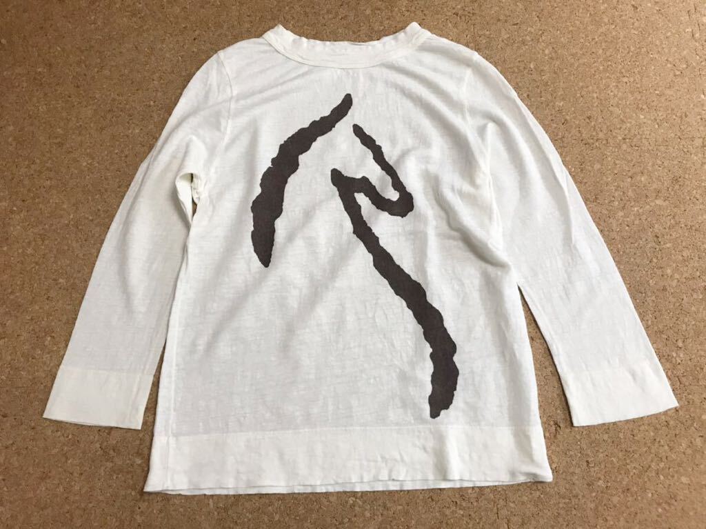 45rpm Badou-R☆麻リネンロゴプリントTシャツサイズ2_画像2
