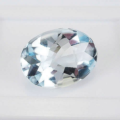 [SJ] new goods blue topaz 13.61ct buffing top jewelry loose ACD921