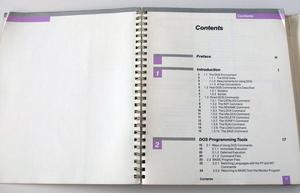 Apple II DOS Programmer's Manual 古本　_画像3