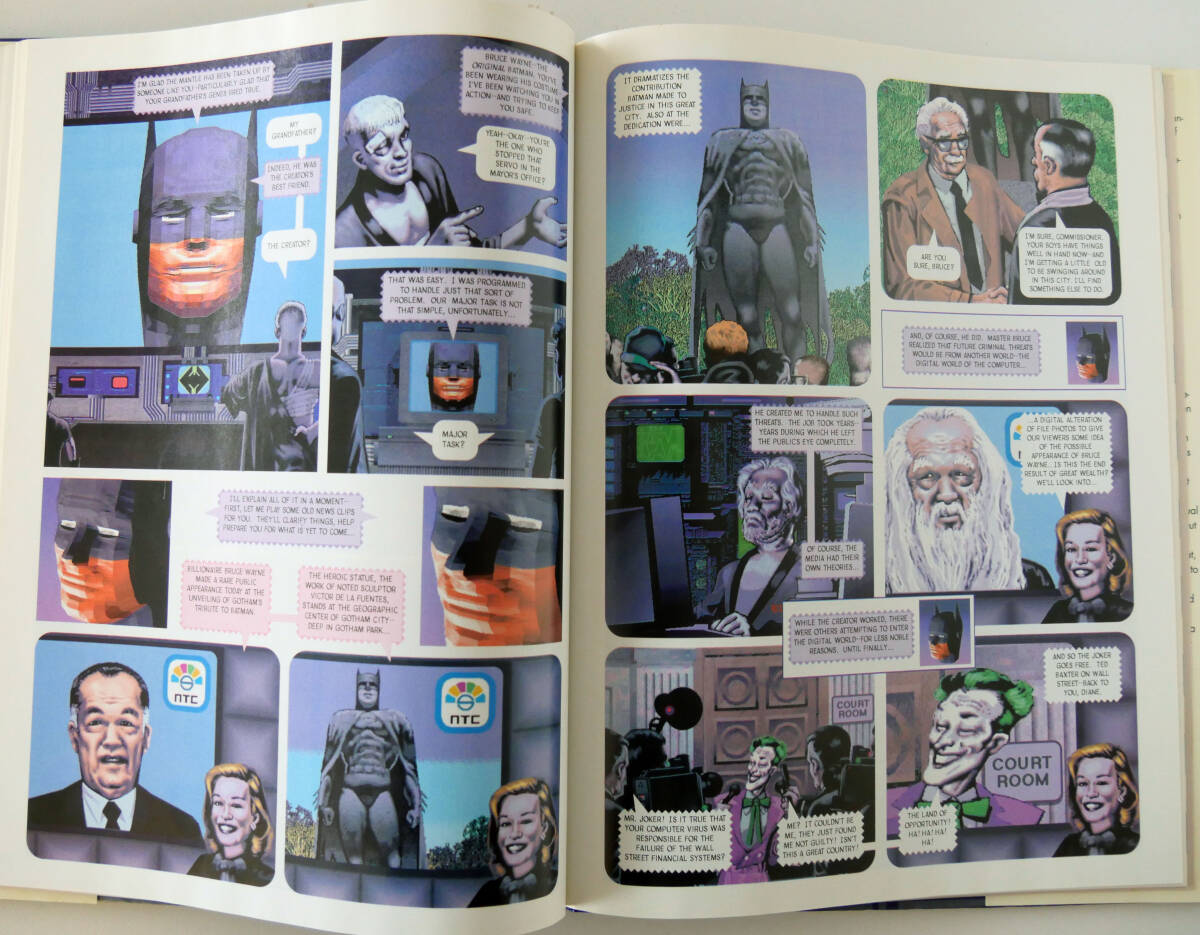 DC BATMAN DIGITAL JUSTICE by PEPE MORENO б/у книга@(Computer Generated) компьютер .... первый. American Comics 