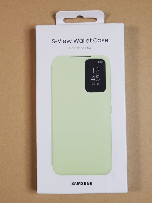 Galaxy A54 5G ◆ Smart View Wallet カバー ライム Samsung スマートビュー ウォレット ケース【並行輸入品】SC-53D SCG21_画像1