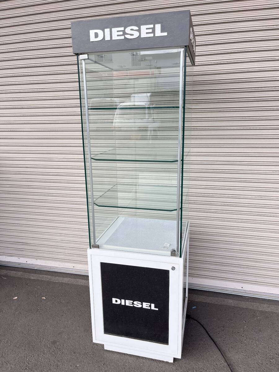 * beautiful goods! [DIESEL] diesel watch store display cabinet hard-to-find pickup * delivery limitation *.