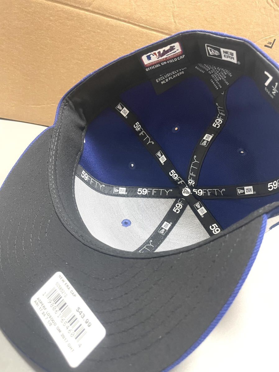 海外限定　ニューエラ 59fifty ドジャース　キャップ　大谷翔平 7 3/4ロサンゼルス 帽子 LA New Era