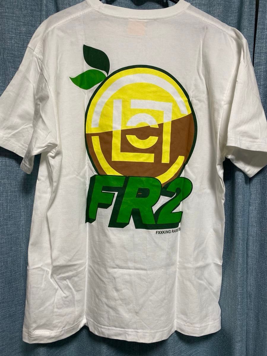 【国内未発売】FR2×CLOT コラボ LEMON TEA Tシャツ 白L