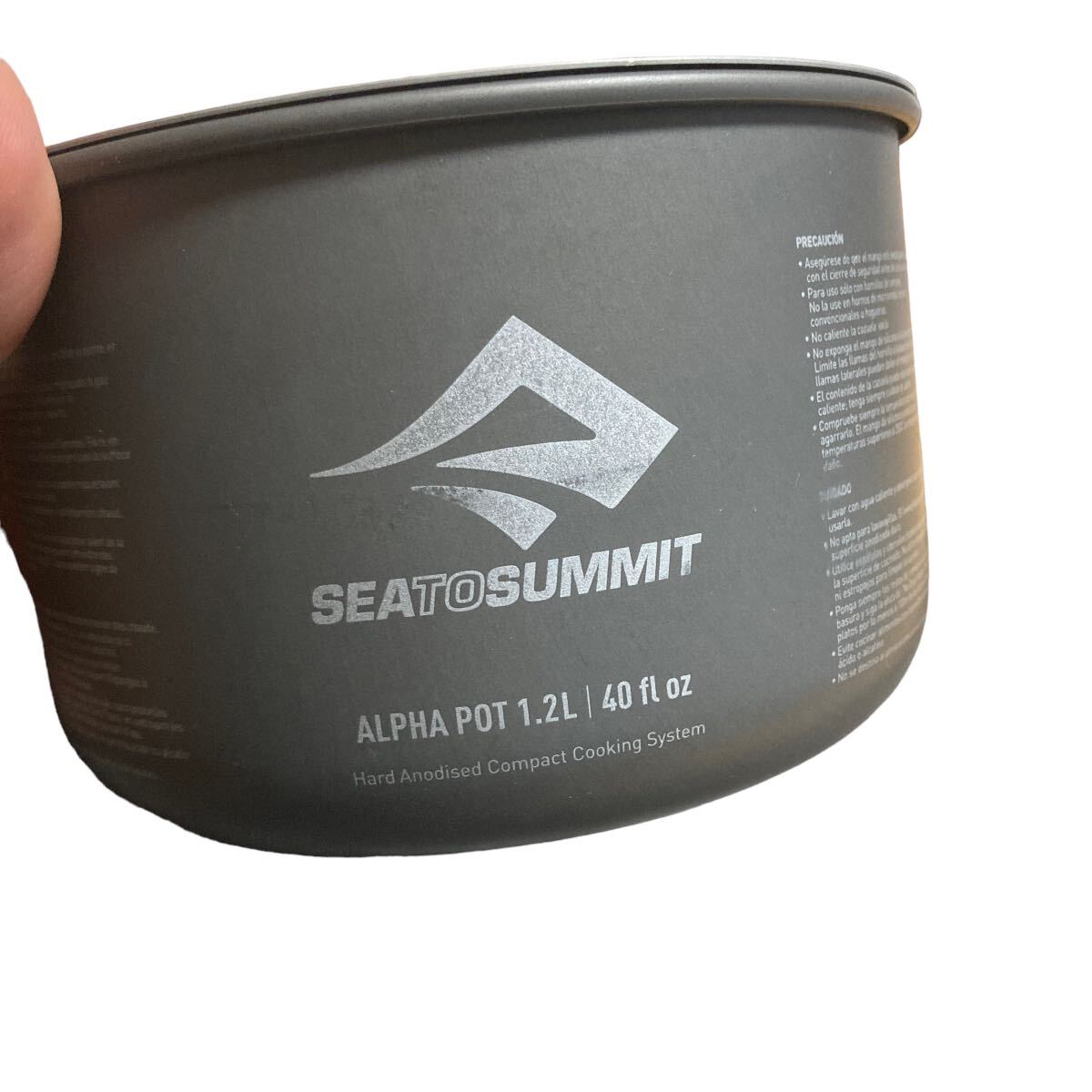 SEA TO SUMMIT Alpha pot 1.2Lsi- палец на ноге summit кухонная утварь треккинг альпинизм кухонная утварь 