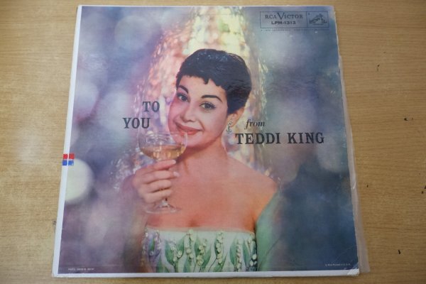 X3-347＜LP/US盤/美盤＞Teddi King With George Siravo And His Orchestra / To You From Teddi King_画像1