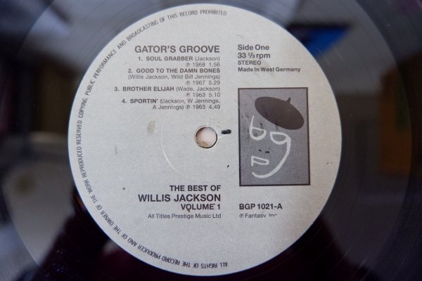 Z3-013＜LP/独盤/美盤＞Willis Jackson / Gator's Groove - The Best Of Willis Jackson Volume One_画像4