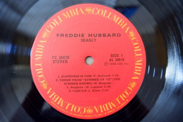 Z3-087＜LP/カナダ盤＞フレディ・ハバード Freddie Hubbard / Skagly_画像4
