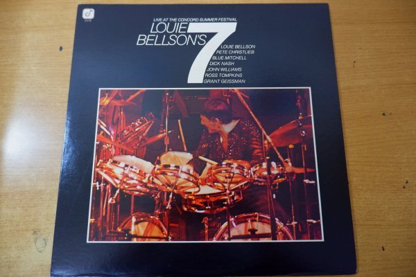 Z3-211＜LP/US盤/美盤＞Louie Bellson / Louie Bellson's 7 - Live At The Concord Summer Festival_画像1