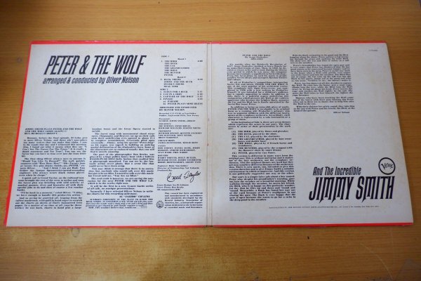 Z3-341＜LP/US盤＞ジミー・スミス The Incredible Jimmy Smith / Peter & The Wolf_画像3