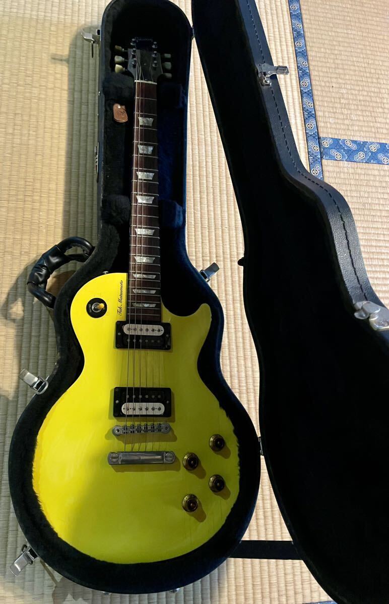 Gibson USA Tak Matsumoto Canary Yellow B'z 松本孝弘 Les Paul ギブソン レスポール キャナリーイエロー シグネチャーモデル_画像10