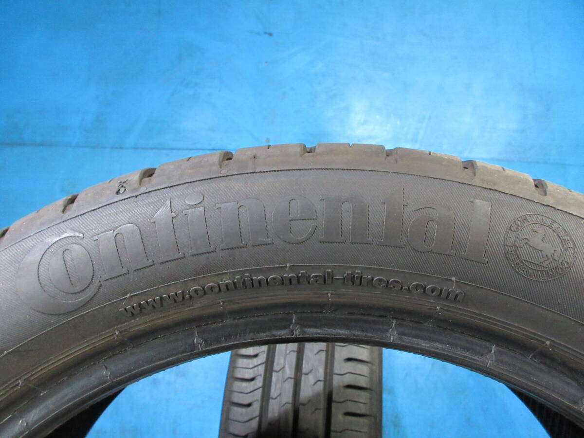 2018年製 コンチネンタル Continental EcoContact5 185/50R16 81H 2本Set №08003A 室内保管 夏タイヤ ラジアル ノーマル サマータイヤ_画像7