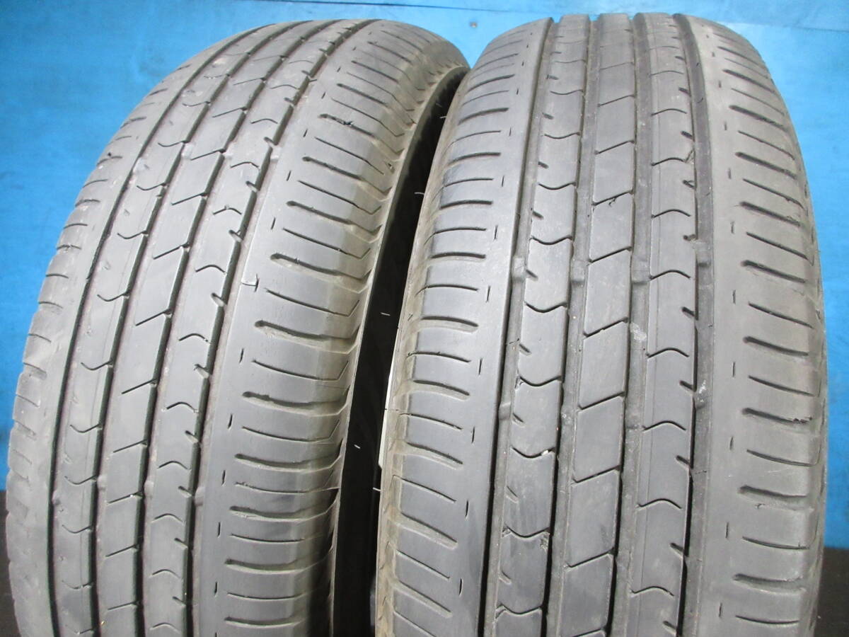 2018年製 ブリヂストンタイヤ エコピア BRIDGESTONE ECOPIA NH100 185/70R14 88S 2本Set №08014A 室内保管 夏タイヤ オンロードタイヤ_画像1