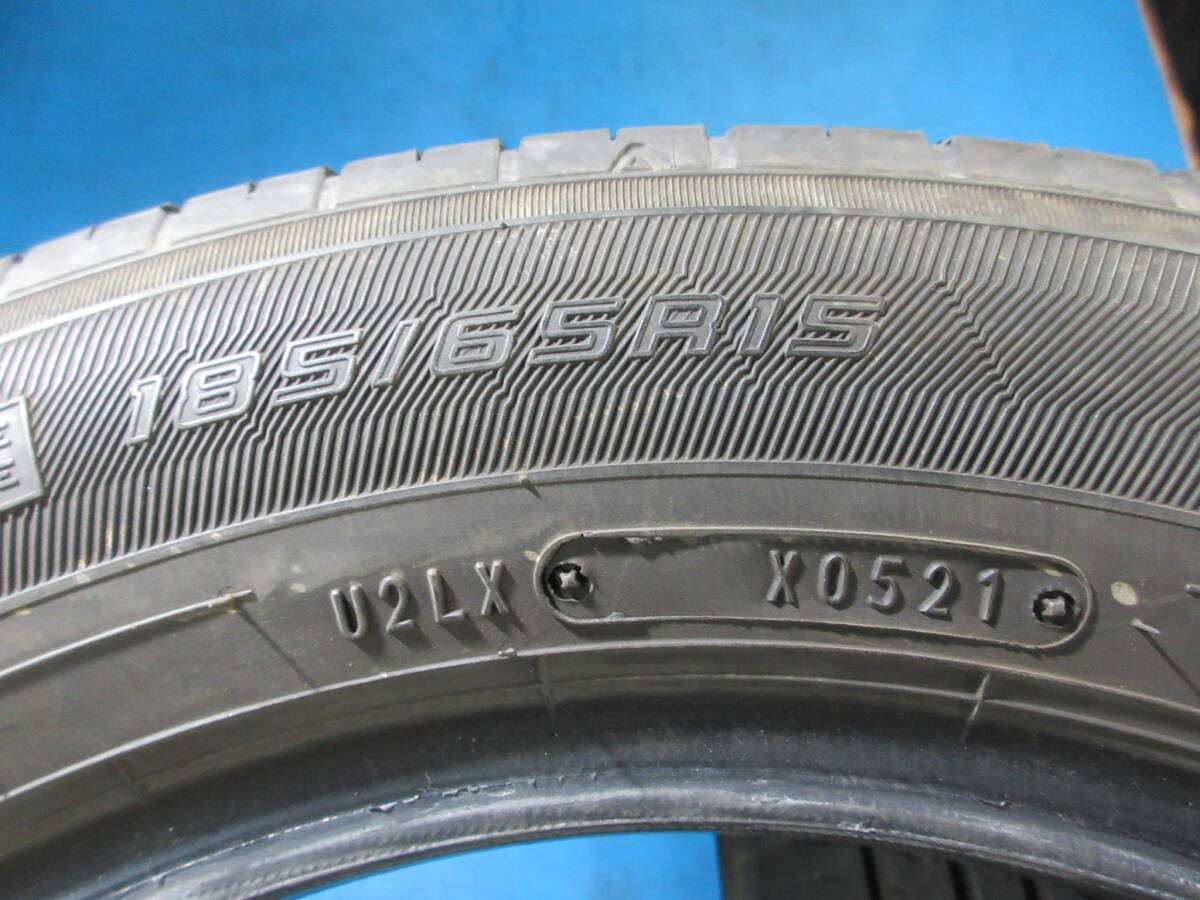 2021年製 グッドイヤータイヤ エフィシェントグリップ GOODYEAR EfficientGrip ECO 185/65R15 88S 2本Set №08015A 室内保管 夏タイヤ_画像8