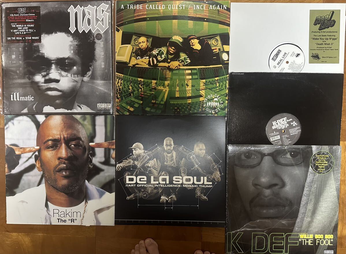 90's hip hop etc.. A Tribe called quest Q-tip eric B & Rakim Nas illmatic de la soul K-def big daddy kane j dilla gang starr 2pacの画像3