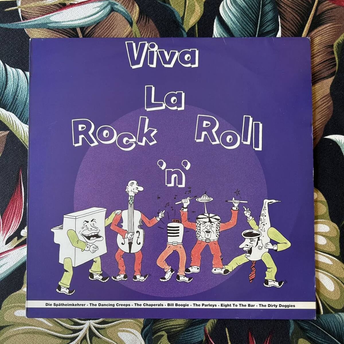 Various Viva La Rock'n'Roll LP ( Dancing Creeps - Sweet Sue )1992 Diva Records .. Swing Jive ロカビリー_画像1